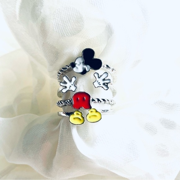 NWOT Mickey Mouse Adjustable Ring - Perfect Gift for Women, Girls, or Boys - Picture 2 of 13